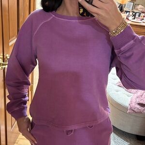NIP Zenana Mauve Purple French Terry Lounge Set SZ S